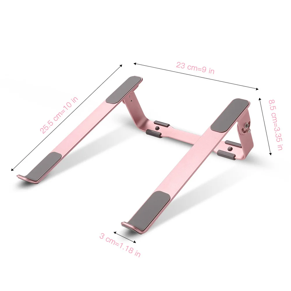 Новинка, подставка для ноутбука, настольная, алюминиевый сплав, охлаждающий кронштейн для планшета, регулируемый, высокий и низкий, охлаждающий кронштейн для ноутбука