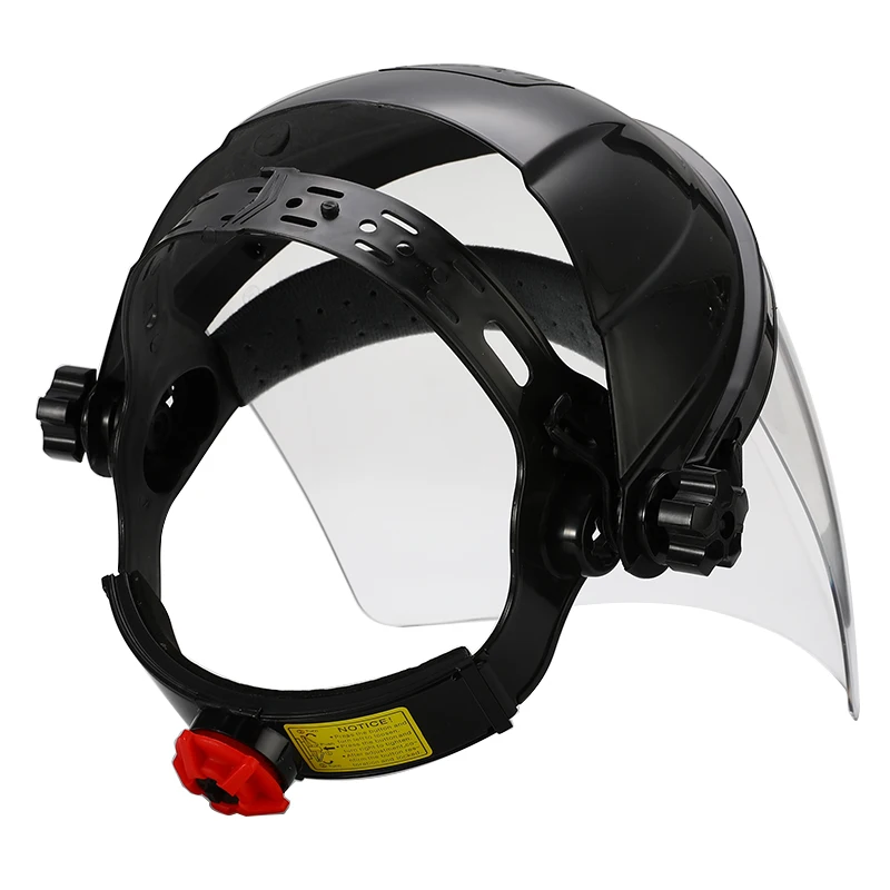 Najtaniej Anti shock kask spawalniczy osłona twarzy maska lutownicza przezroczysty obiektyw twarz oko ochrona tarcza anty uv Anti shock maska bezpieczeństwa