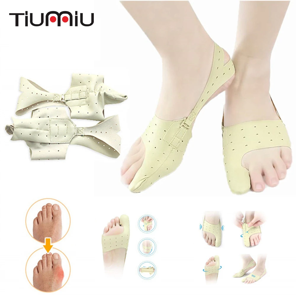 

1PCS Unisex Orthopedic Insoles Foot Pain Relieve Breathable Day Night Time Toe Correction Device Foot Care Toe Valgus Pads