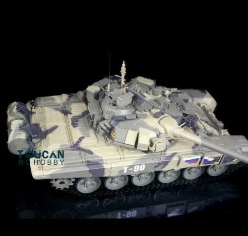 Henglong 1/16 6,0 материнская плата инфракрасный бой пластик Россия T90 RTR rc Танк 3938 Вт/360 Вращение башни красные глаза TH12978