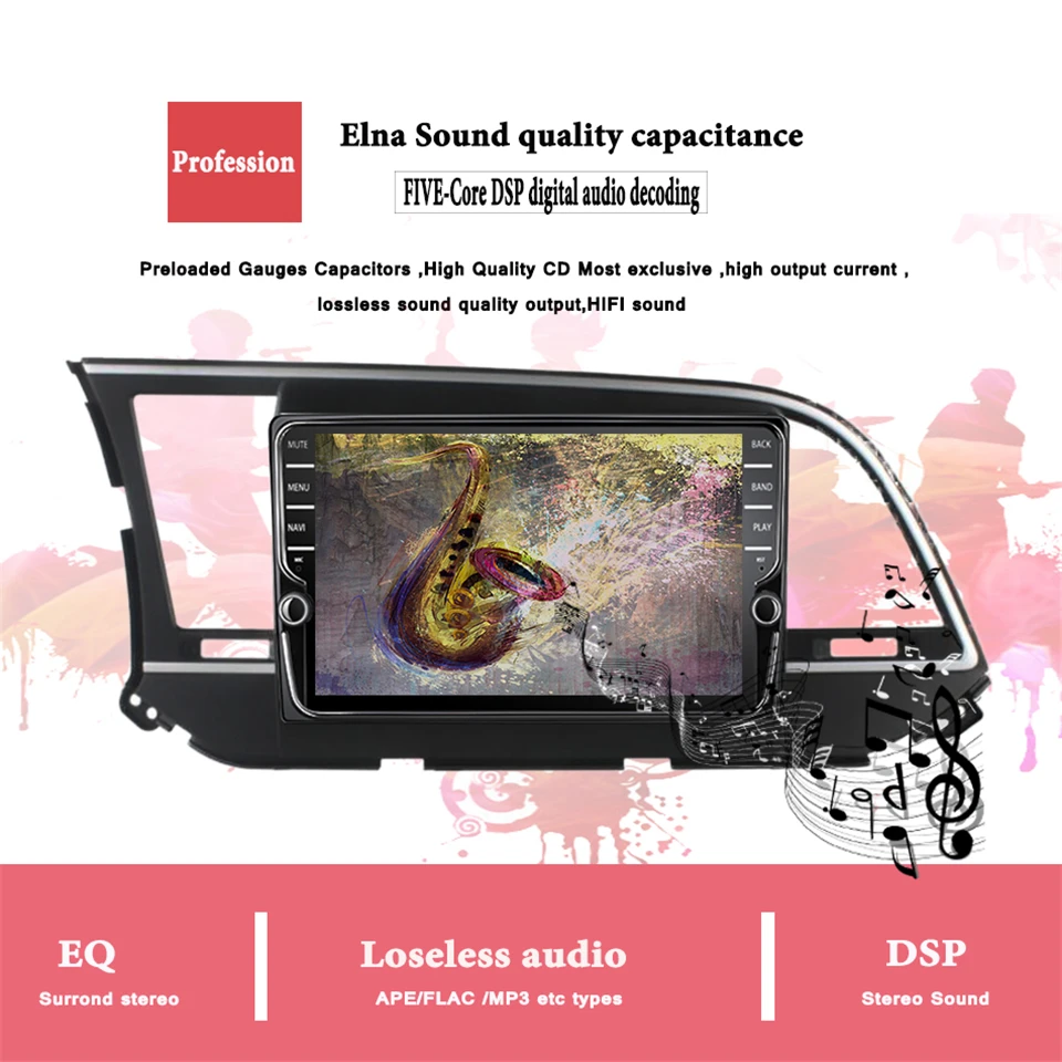 Top 8" IPS Android 9.1 Octa Core Car DVD Player For HYUNDAI Elantra Avante 2016 2017 2018 2019 4G+64G ROM GPS Radio Stereo CarPlay 7 Top 8" IPS Android 9.1 Octa Core Car DVD Player For HYUNDAI Elantra Avante 2016 2017 2018 2019 4G+64G ROM GPS Radio Stereo CarPlay 7