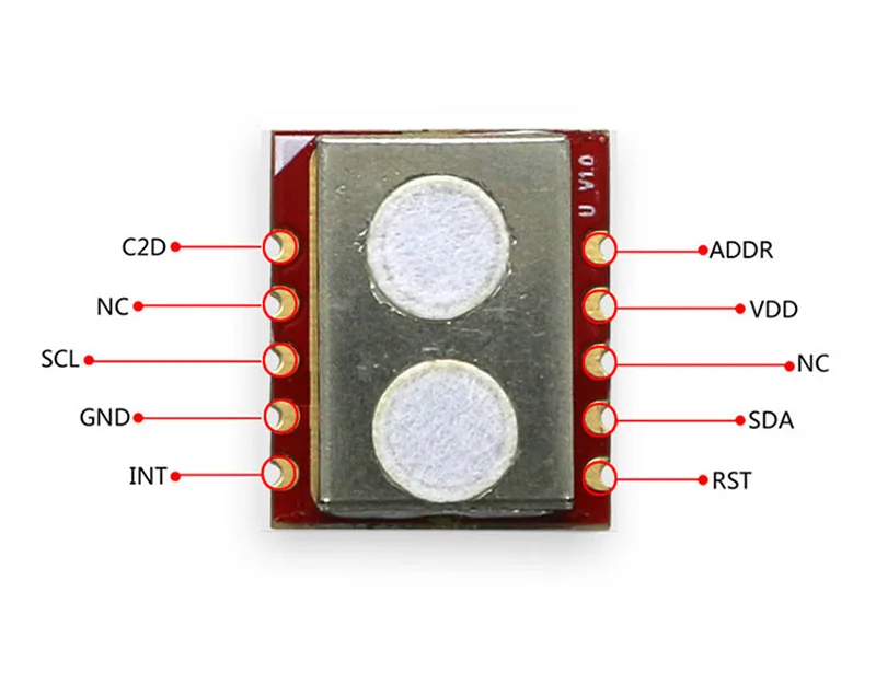 2pcs/lot Carbon dioxide CO2 formaldehyde detection sensor Air quality TVOC detection sensor module