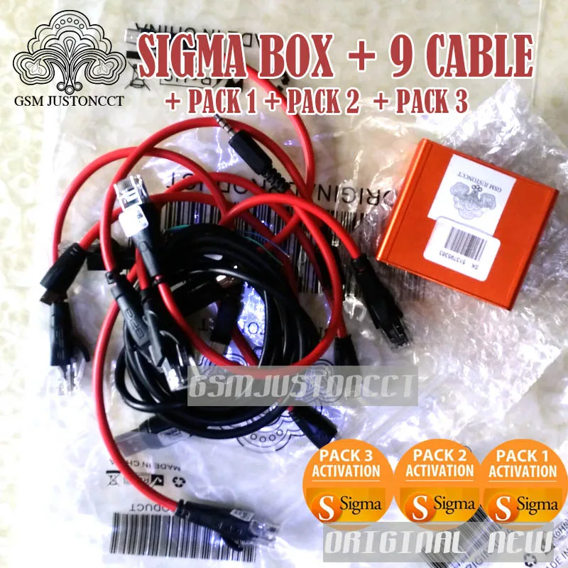 sigam box + PACK 123 - gsmjustoncct -a3