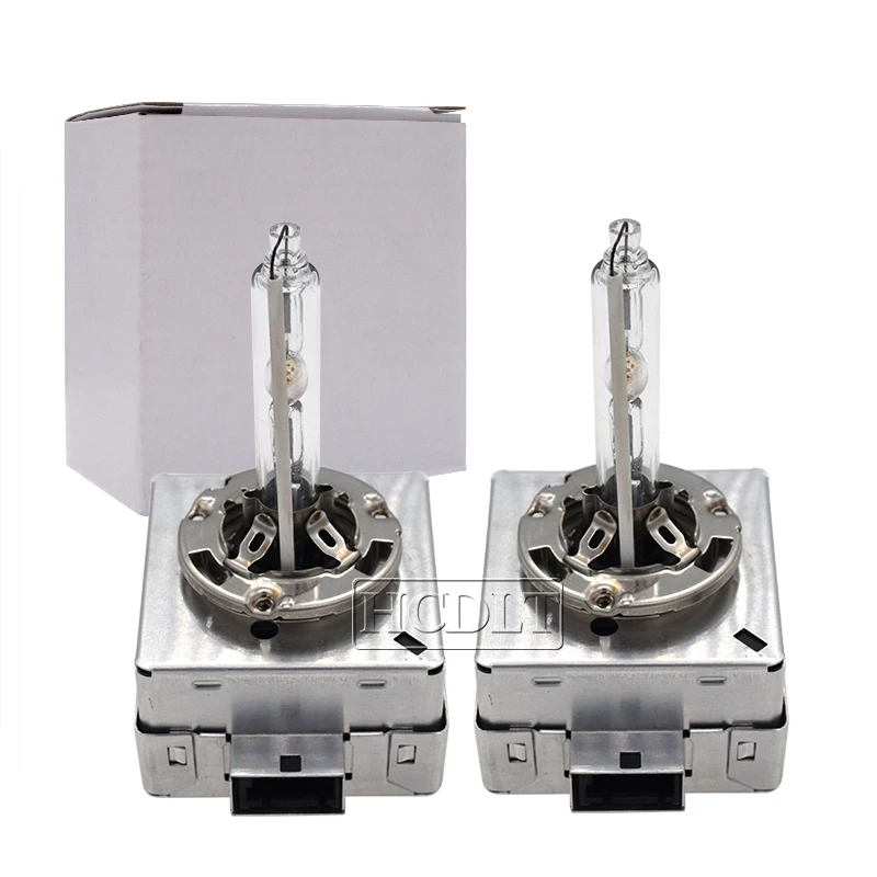 HCDLT Car Headlight 35W HID Xenon Bulb D1S 6000K 55W D3S 8000K 4300K 5000K D1S D3S Xenon HID Lamp Metal Claw Auto Headight Bulbs (1)