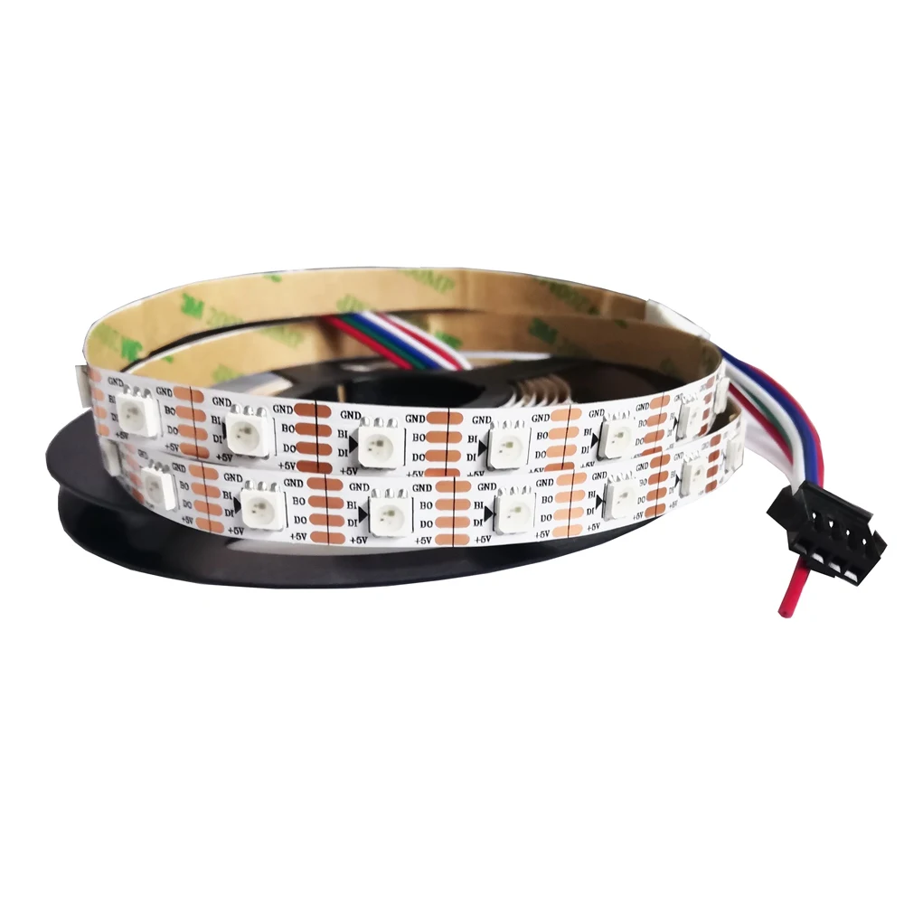 WS2813 (Обновлено WS2812B) RGB светодиодная Пиксельная полоса света водонепроницаемый 1/5