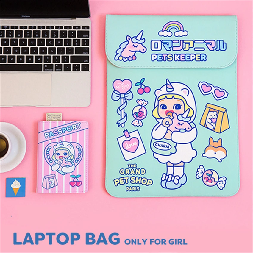 

Cartoon Unicorn Ultra-thin Cases For Ipad Pro 11 12.9 Cute Liner Package Soft TPU For Macbookmac 12/13/15 Inch Coque Funda