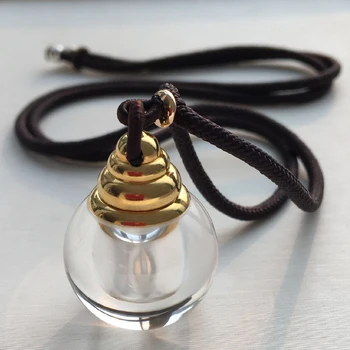 

Jewelery Natural White Crystal Stalion Bottle Pendant Necklace Wishing Aquarius