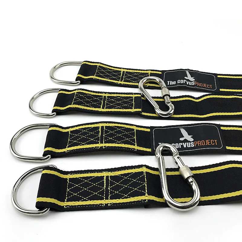 Tree Swing Hanging Kit with Tree Protectors and Protective Sleeves. Two 10ft Long Straps Holds 2500 lbs