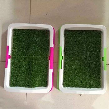 Buy Latest 1 Pc Odor Resistant Plastic Puppy Training Tray with Grass