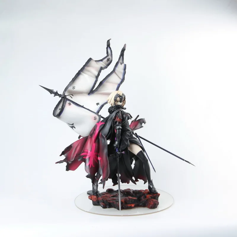 1 шт. японская аниме FGO черная линейка Fate Grand Order Jeanne D'Arc Alter 1/7 ПВХ фигурка модель игрушки кукла подарок дропшиппинг