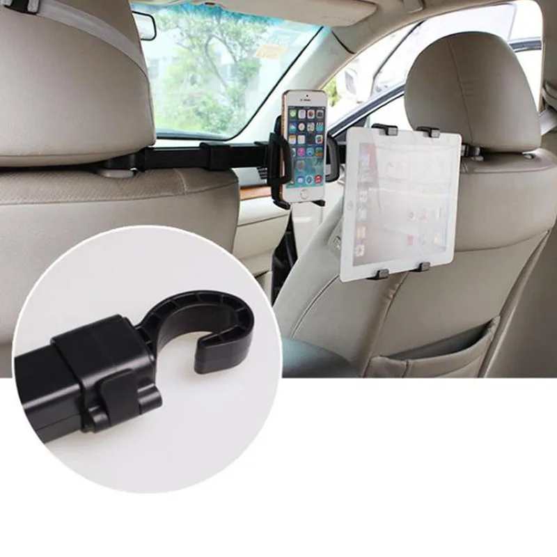Universal 360 Degree Rotating Multi function Black Car Backseat Mobile