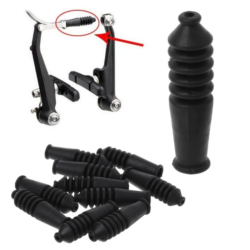 

10pcs Bicycle Brake Cable Tail Cap End Protector Cover Cycling Bike Accessories Rubber