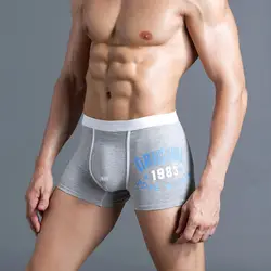 Высокое Качество 3XL Сексуальные Мужские Underwear Боксеры Шины Хлопок Cuecas мужские Трусы Бренд Гей Пениса Чехол Человек Мужской Боксер трусики