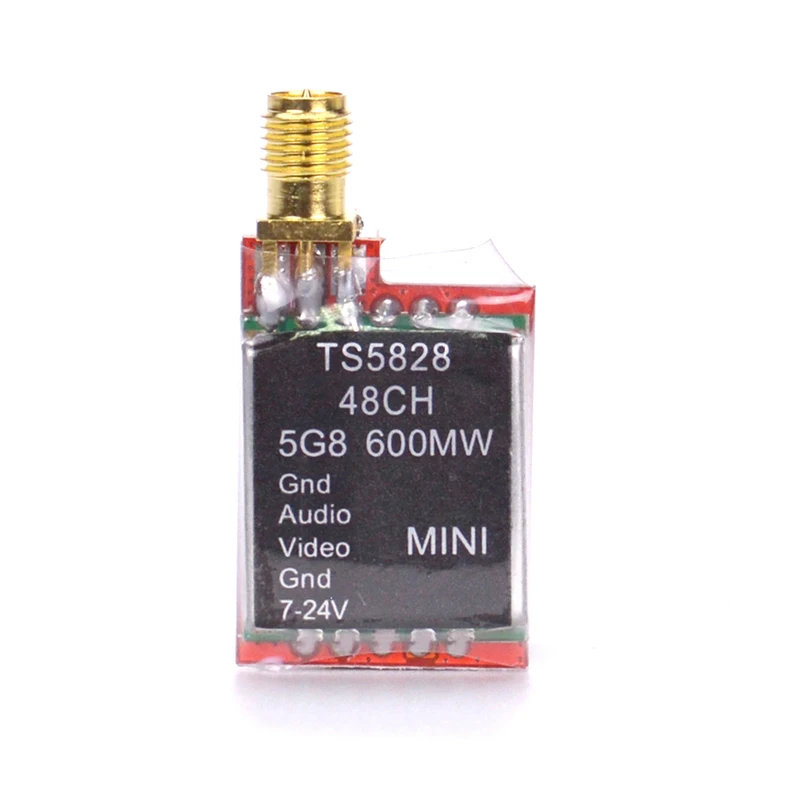 

5.8GHz 48CH TS5828 600mW Mini Wireless Video Transmitter Module for Drone Camera QAV-X GEP-TX5 GEP-LX5 FPV Quadcopter