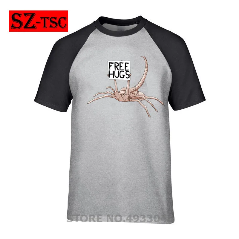 Чужой Скорпион Beg Free Hugs Футболка Мужская Супер Saiyan s сын Новый 2019 Лето Топы Camiseta