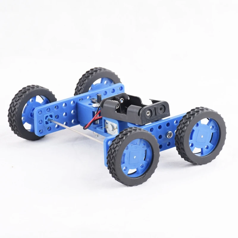 Diy два колеса обычный автомобиль Собранный игрушечный транспорт образовательная сборка классическая модель автомобиля игрушка, прекрасный подарок для детей