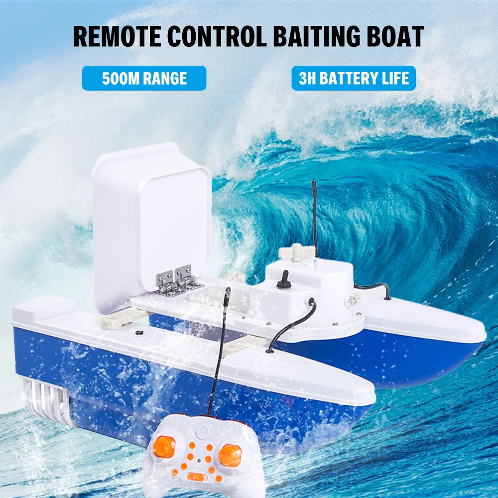 

Remote Control Folding Fishing Bait Boat Smart Fish Finder Device 500m Wireless Range Fishing Accessories Tool For Fishing
