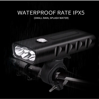 

BOLEDENGYE Bike Light USB Rechargeable 1000 Lumen 3 Mode Bicycle Front Light lamp 10 hours Bike Headlight Cycling LED Flashlight