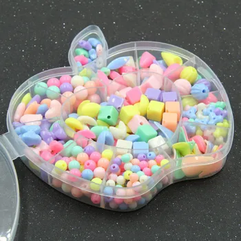 

DIY Bracelet Acrylic Bead Kit Accessories DIY Girl Toys Jewelry Making Kids Beads Set Latest Charming Necklaces