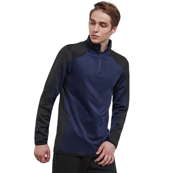 

Half Zipper Hoodie Men Amplification Hoodies Mens Loose Fit Sweatshirts 2019 Winter Autumn Blue Grey Hoody