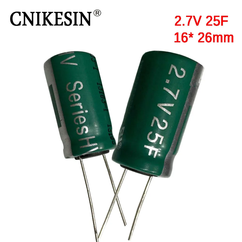 CNIKESIN 2,7 V 25F Ultracapacitors объем 16*26(мм) Farah Емкость Низкая ESR высокая плотность мощности