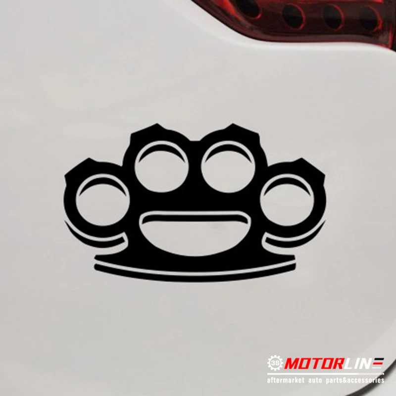 Brass knuckles Decal Sticker knucks knucklebusters Car Vinyl combat