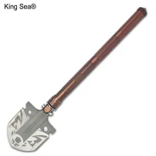 Free Shipping SK Outdoor Multifunctional Portable Folding Shovel Car Field Sapper Survival Camping Military Snow Garden