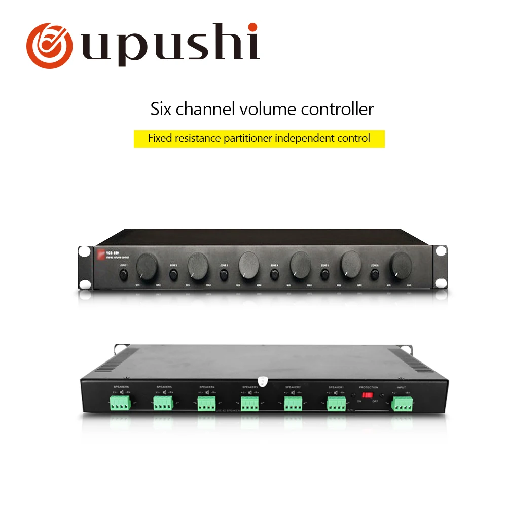 Us 190 0 Oupushi Vcs 650 12 50w Speaker Audio Volume Control 2 8ohm Resistance Matching Device For Background Music System In In Ceiling Speakers