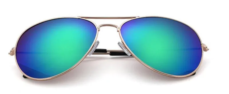 Авиационные солнцезащитные очки для мужчин, защита глаз, спортивные солнцезащитные очки с покрытием,, летние новые солнцезащитные очки пилота для женщин и мужчин, модная одежда - Цвет линз: Green