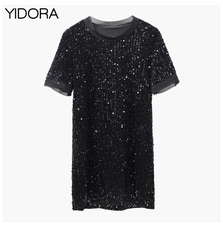 women's white sequin tops evening wear