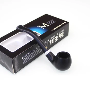 

Mini Black Pipes Chimney Smoking Pipe Mouthpiece Herb Tobacco Pipe Cigar Gifts Narguile Grinder Smoke Cigarette Holder