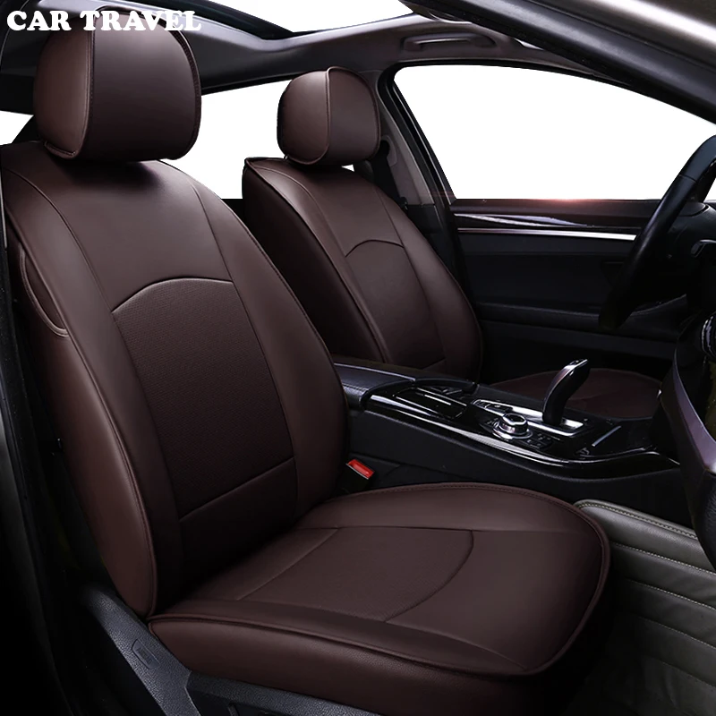 CAR TRAVEL Custom real leather car seat cover for Lincoln MKZ car