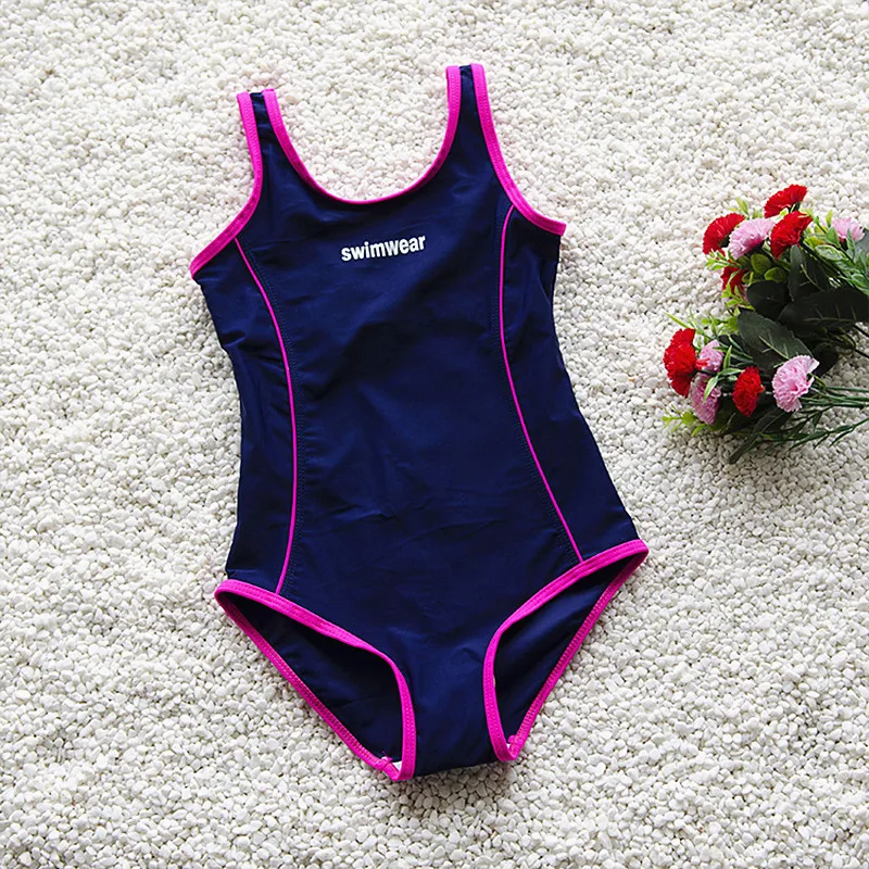 Sexemara/детский цельный купальный костюм для девочек, детский купальный костюм для пляжа, пляжная одежда, эластичность безопасности