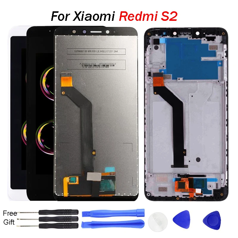 

For Xiaomi Redmi s2 LCD display 5.99 inch touch screen digitizer assembly frame for RedmiS2 Screen for redmi Y2 with Free Tools