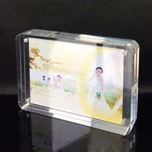 (7×5 inch) Wedding gift plexiglass photo frame perspex picture frame for family tree