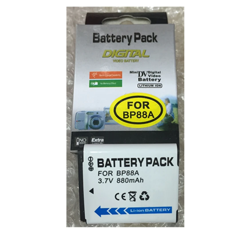 BP 88A lithium batteries BP88A Digital camera battery for SAMSUNG DV200