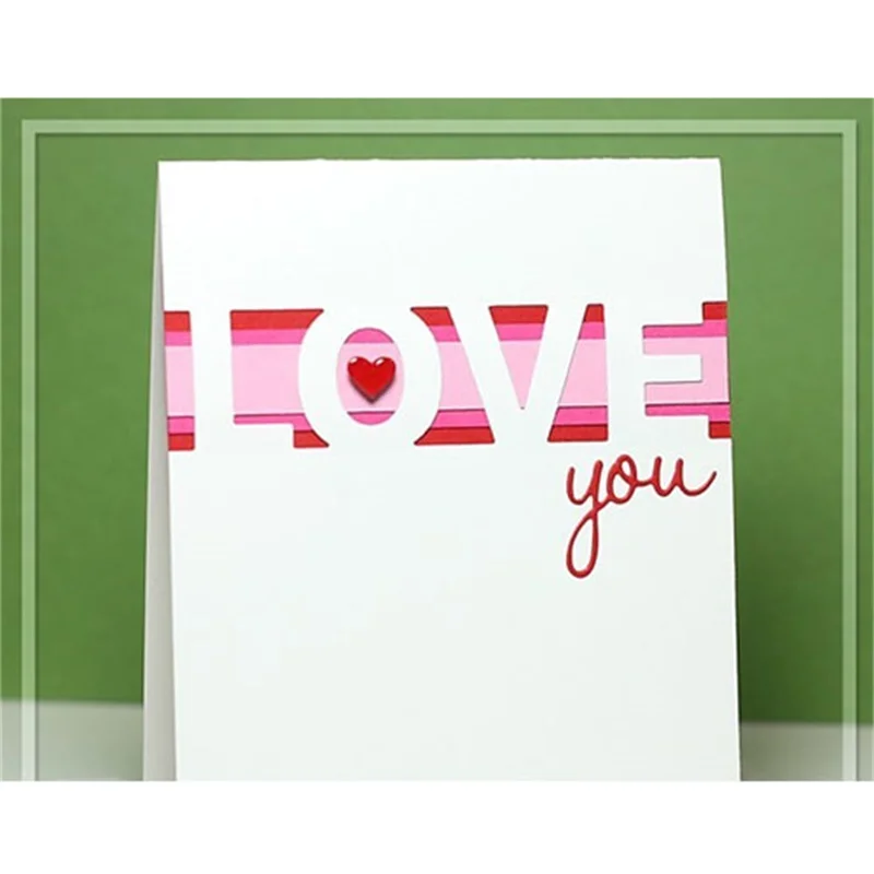 Aliexpress.com : Buy LOVE Letters Metal Cutting Dies for