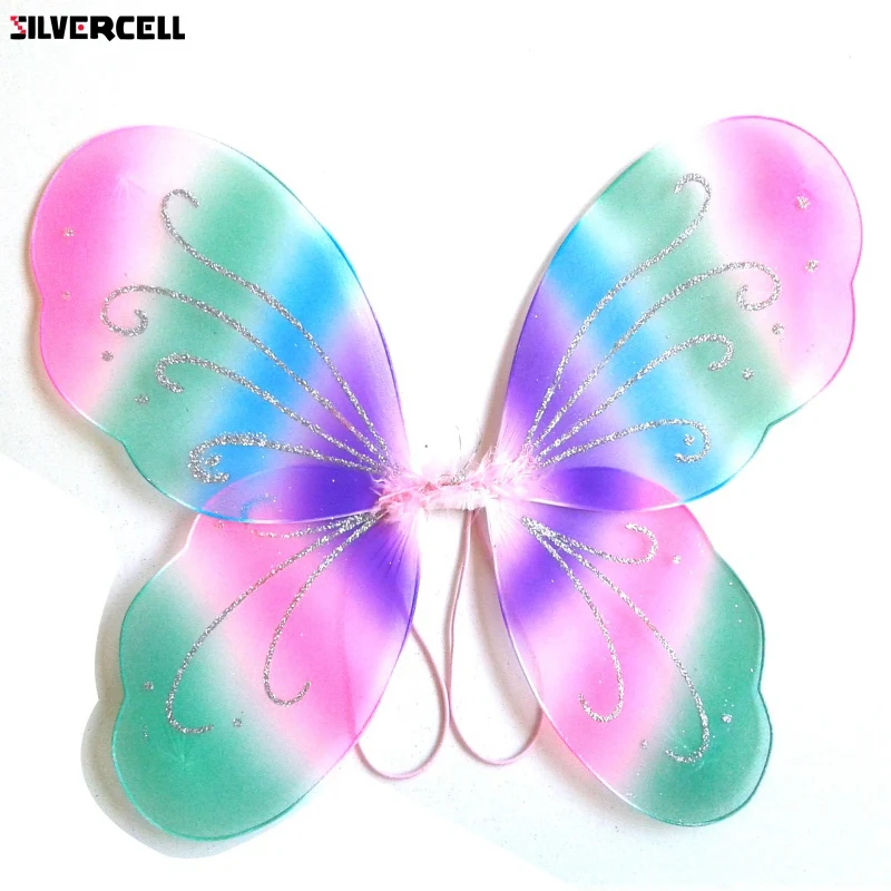 

Angel Fairy Butterfly Wings Kids Girls Halloween Fancy Dress Party Clothes U58