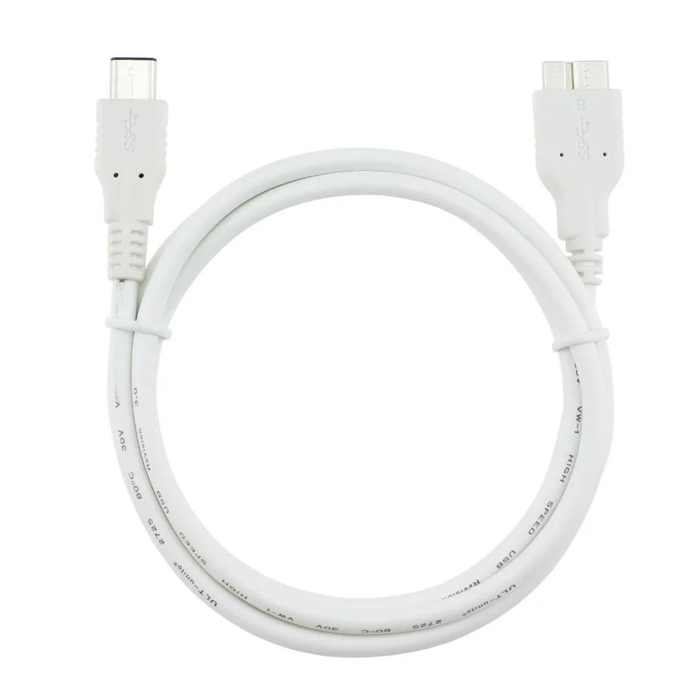 1M For Tablet Macbook Xiaomi 4S 10Gbps USB C to USB3 0 Micro B USB 3