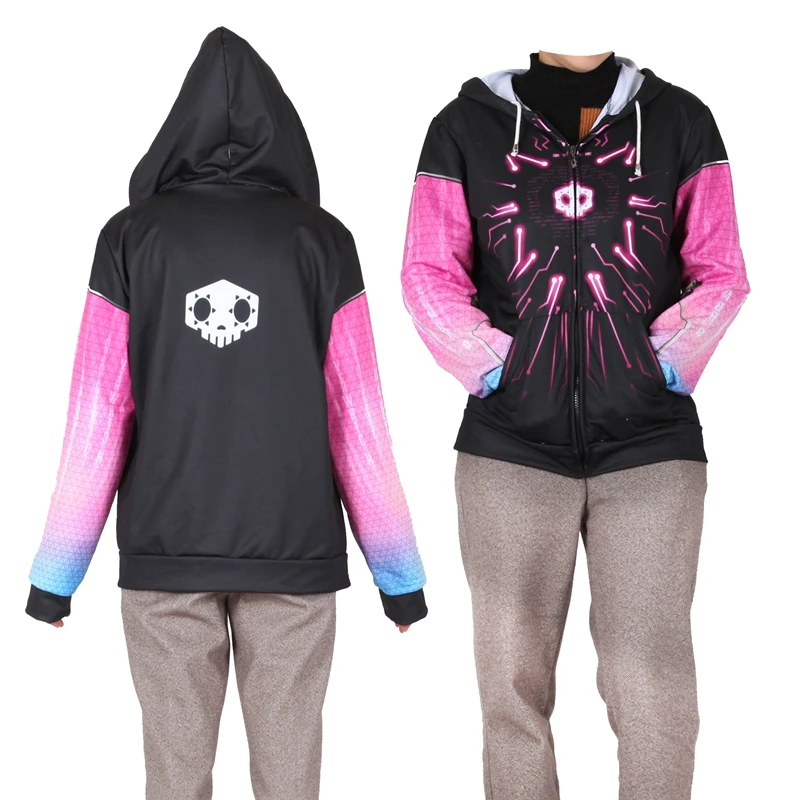 

FOGIMOYA Children's Adult Spring And Autumn Hooded Watch Pioneer Black Shadow Cosplay Unisex Sweater