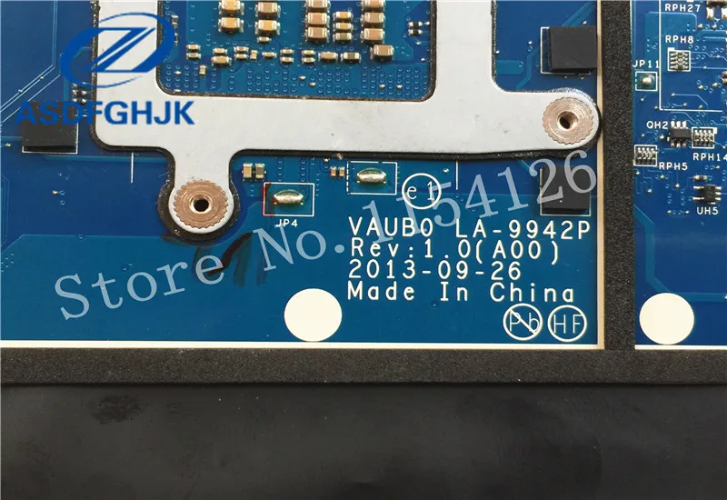 CN-0MHTH2 0MHTH2 MHTH2 для Dell для XPS 15 9530 материнская плата с SR15G i5-4200H VAUB0 LA-9942P REV: 1,0(A00) тест нормально