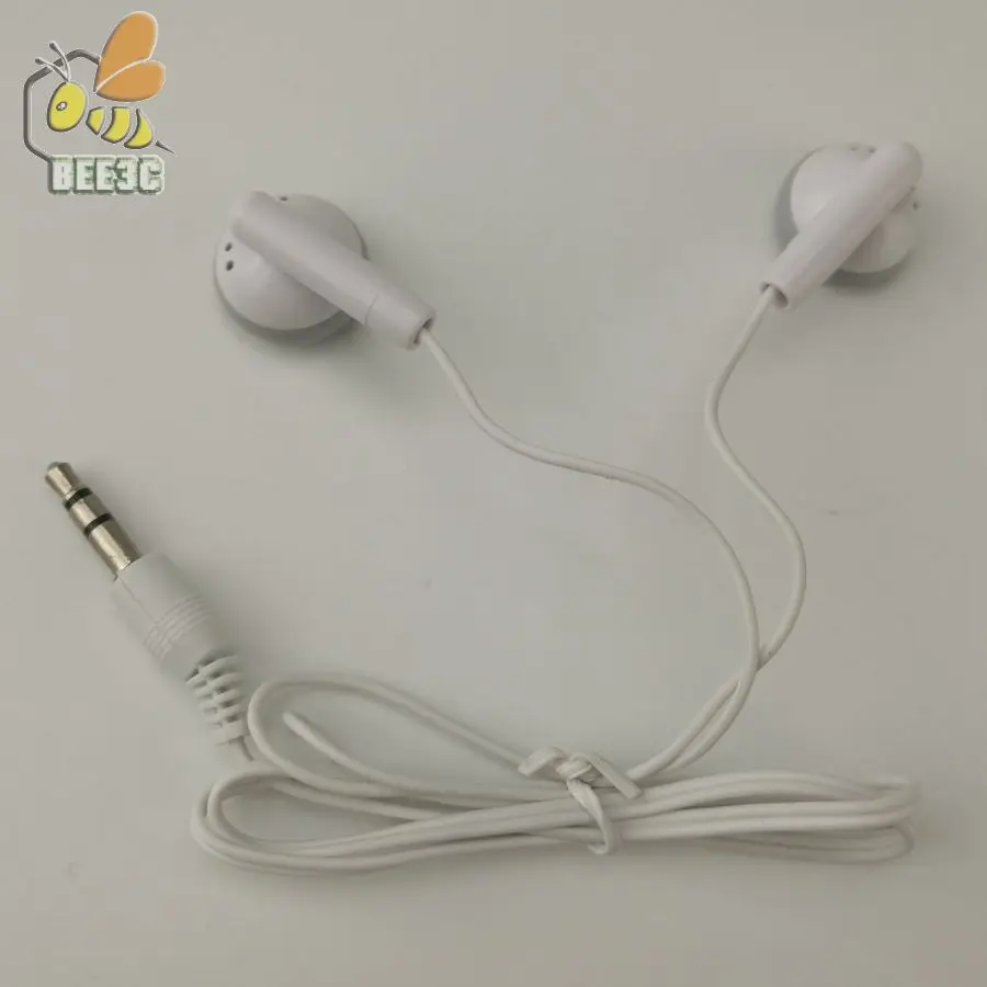 Дешевые короткие белые пластиковые подарочные мини-наушники для MP3 плеера, музыки, планшета, телефона, хорошая заводская цена, CP-03, 500 шт