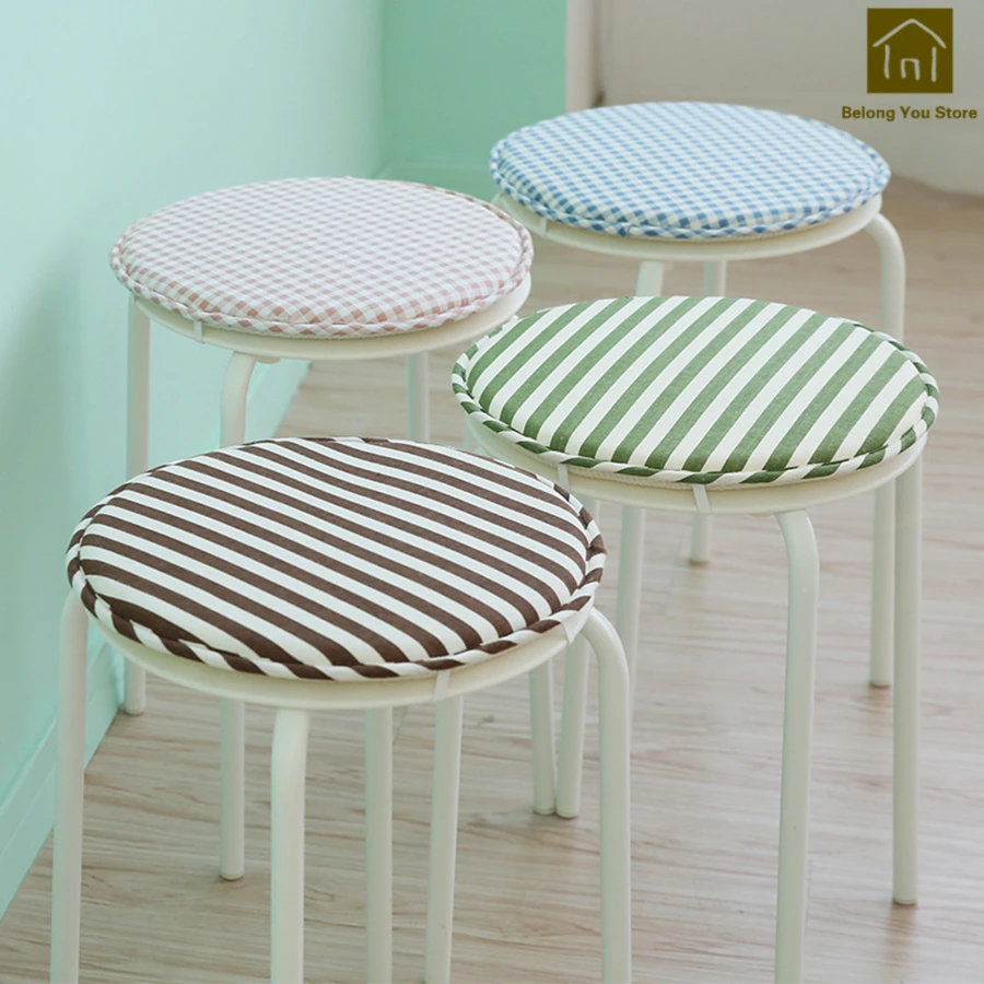Patio Chair Cushion Round Knitted Seat Pads Chair Geometric Cushions Funny Decor Lounge Mats Sandalye Minderi Chair Pads Wkx031 Cushion Aliexpress