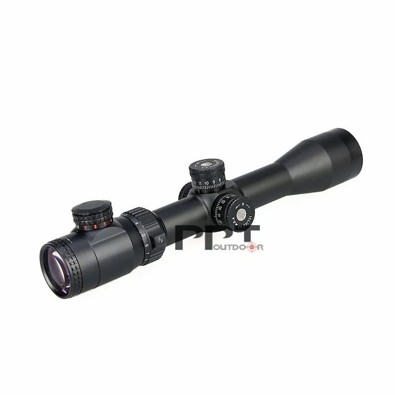 Койот светящаяся Сетка Охота Riflescope TR 3-12x40 винтовка оптическая увеличительная Лупа черный цвет для наружной PP1-0286