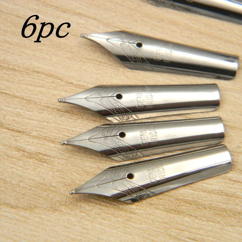 

6pcs fountain pen M nib Most of the pen can be used Smooth writing