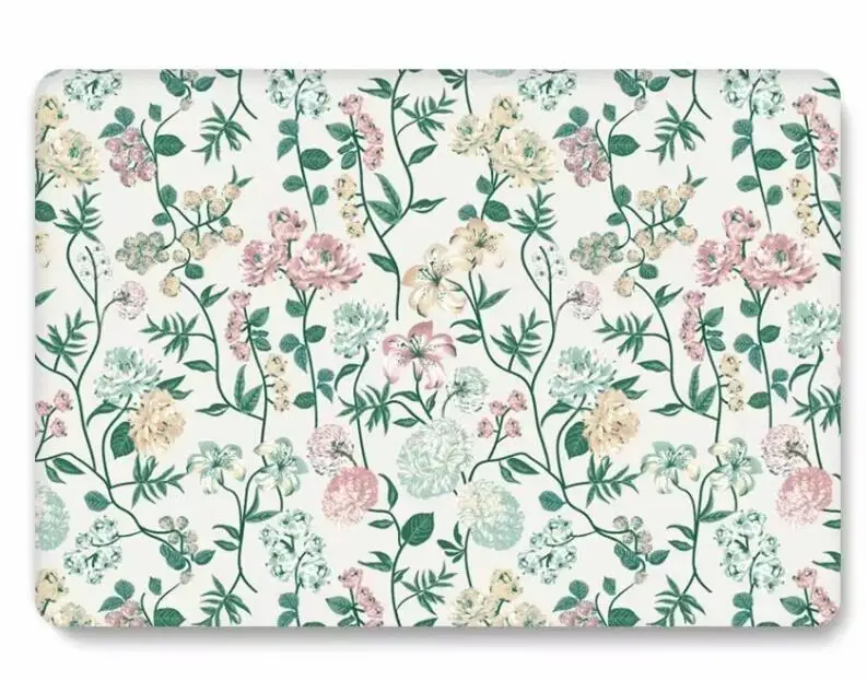 Printed Pattern Protective Shell For Mac Pro 12 13 15 Cover Case For Apple MacBook Air 11.6 13.3 inch Pro 13.3 15.4 Touch Bar