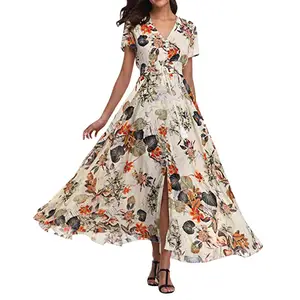 flowy long dresses for summer