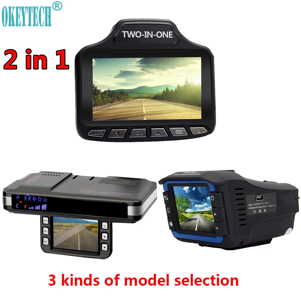 OkeyTech Best 2 In 1 Anti Laser Car Radar Detector G sensor DVR font b Camera