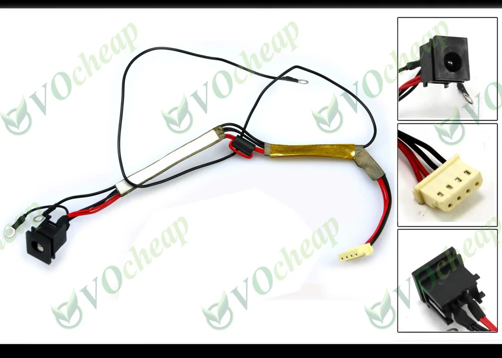 

Genuine New Laptop DC power jack cable for Toshiba Satellite P300 P300D P305 DC Jack - PJ093 (for Notebook Connector Socket)