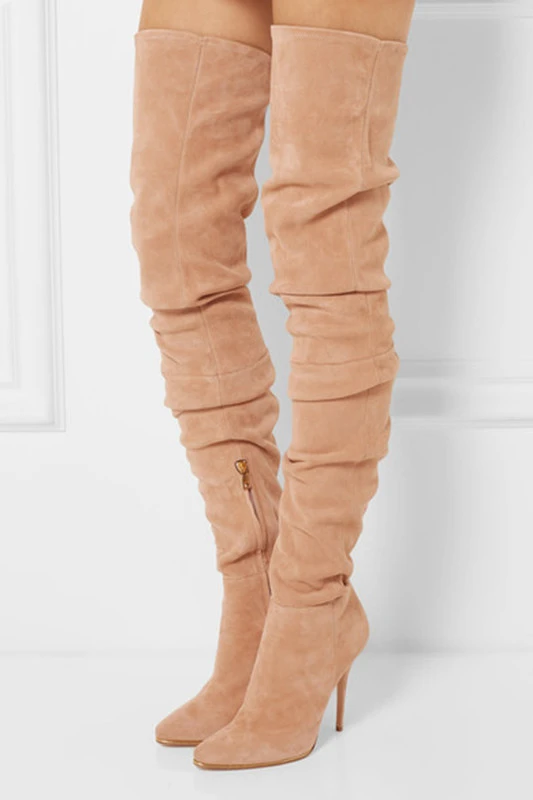 stylish thigh high boots
